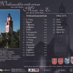 Rückseite der CD "Weihnachtsoratorium und Missa in Es"